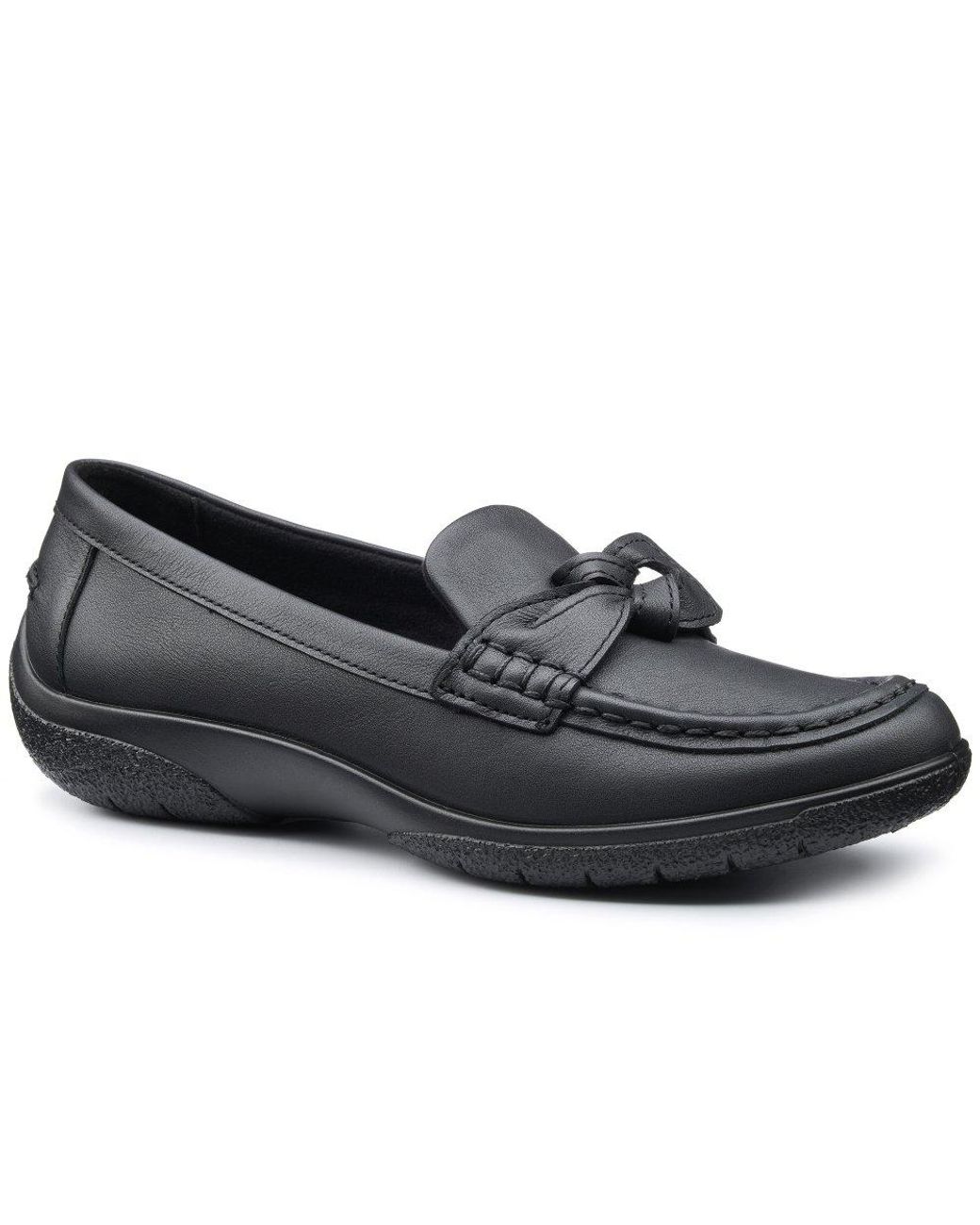 Hotter Black Cabana Shoes