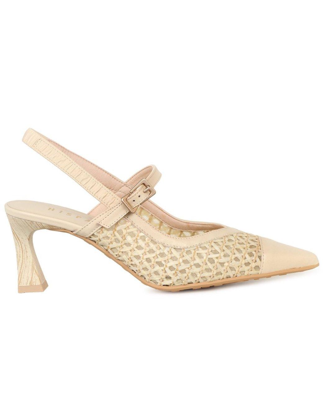 Hispanitas Metallic Giorgia Open Court Shoes