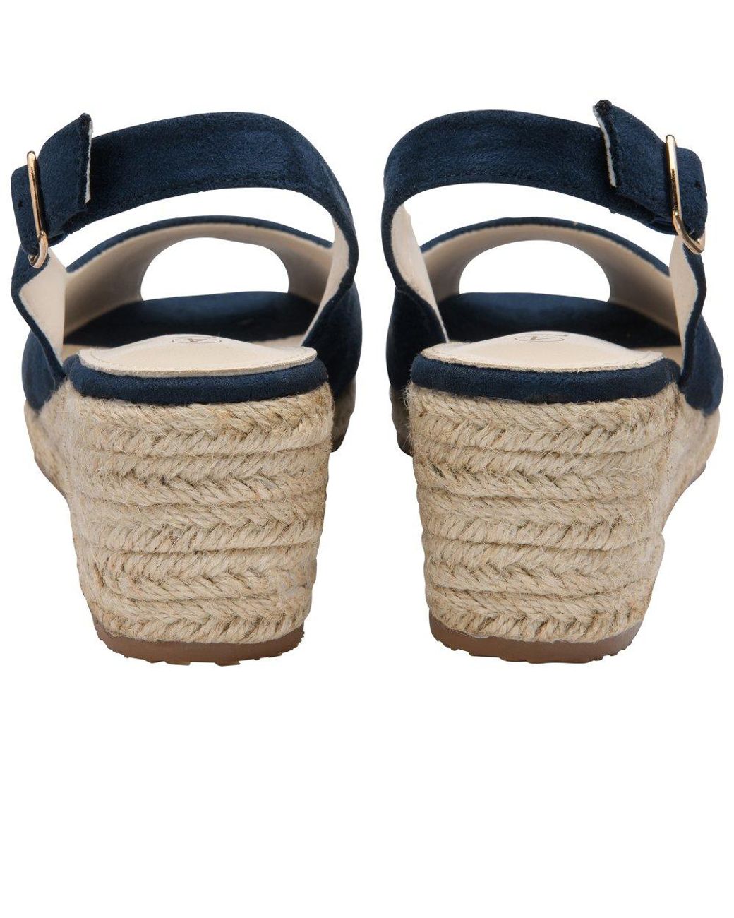 Lotus Blue Gabriella Wedge Sandals
