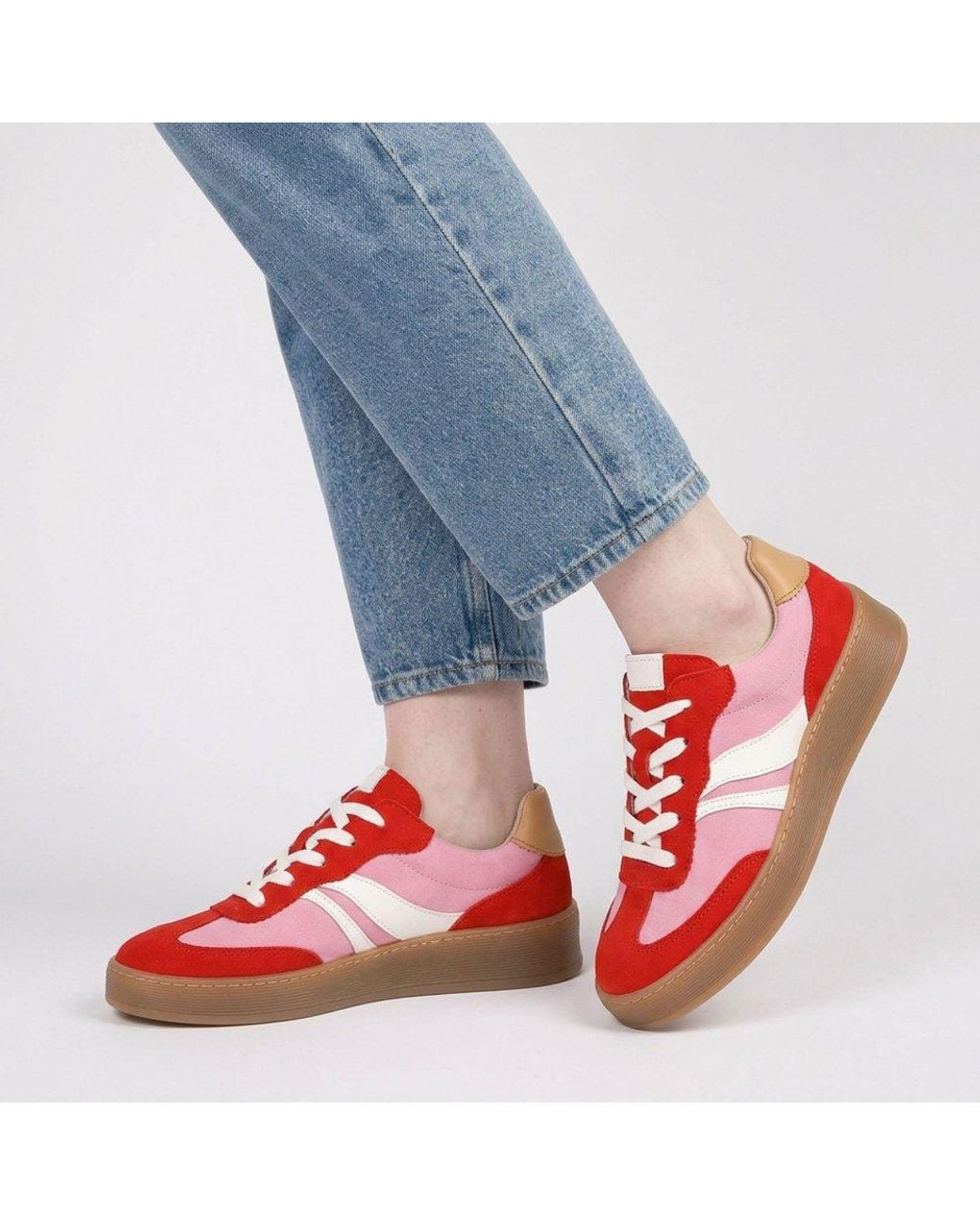 Gabor Red Dahma Trainers