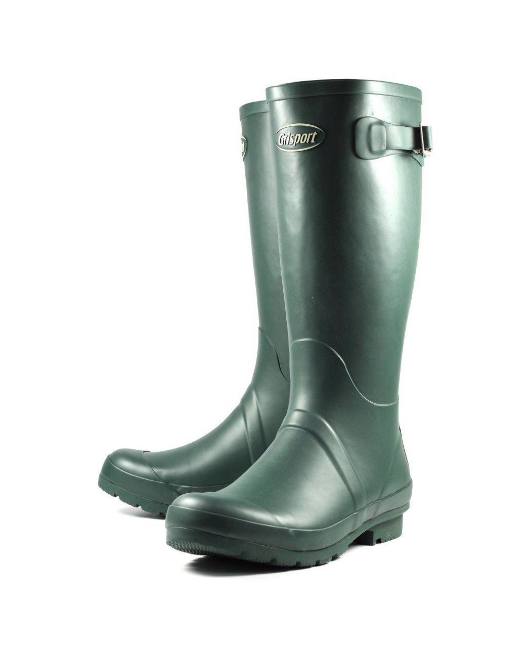 Grisport Green Strap Wellingtons
