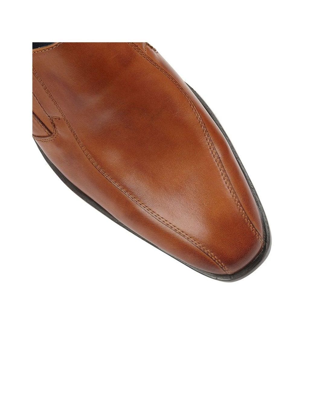 Lotus Brown Gerald Formal Slip On Shoes for men
