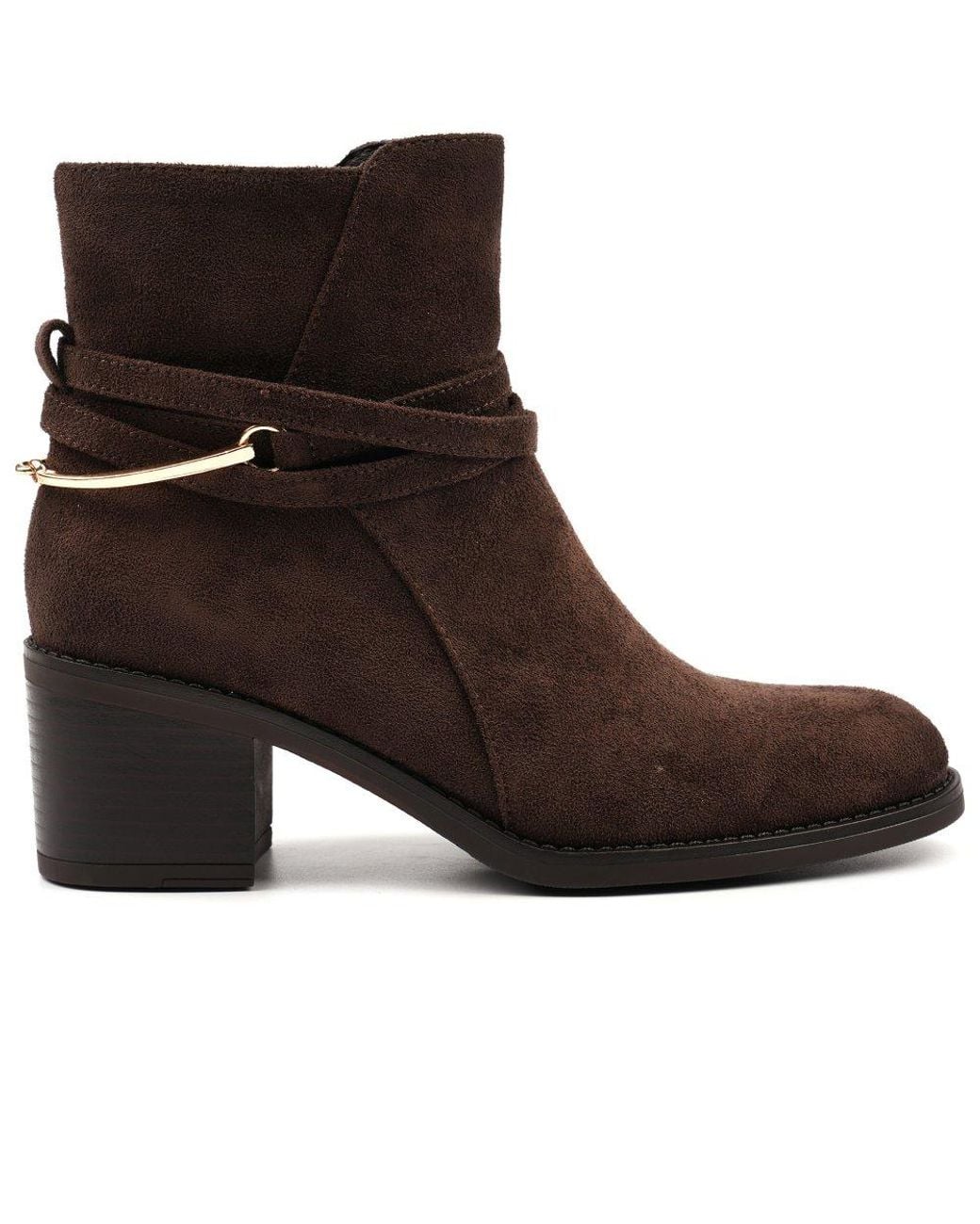 Lunar Brown Kiki Ankle Boots