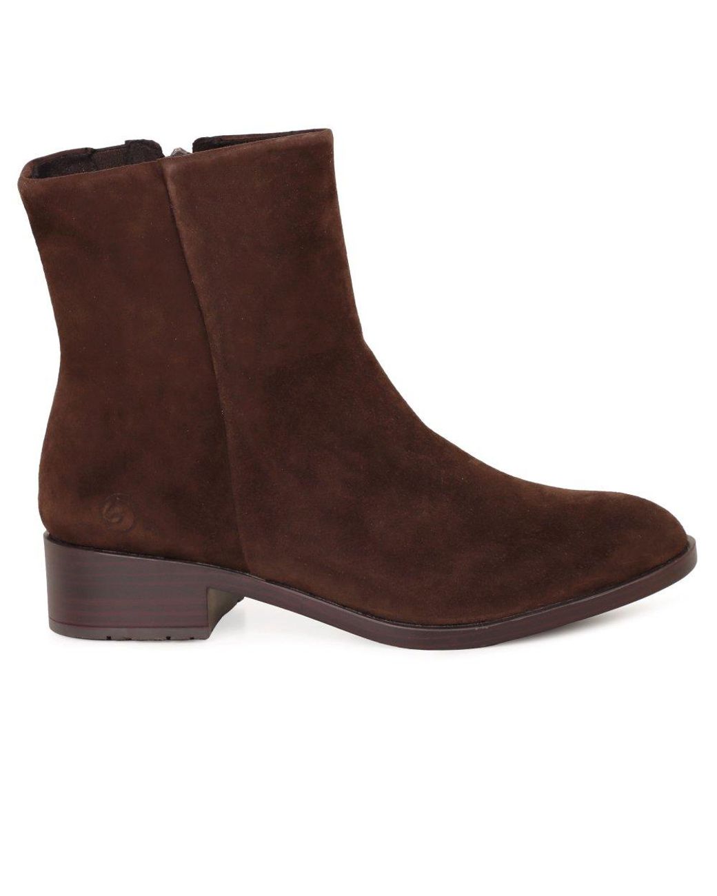 Remonte Brown Silky Ankle Boots