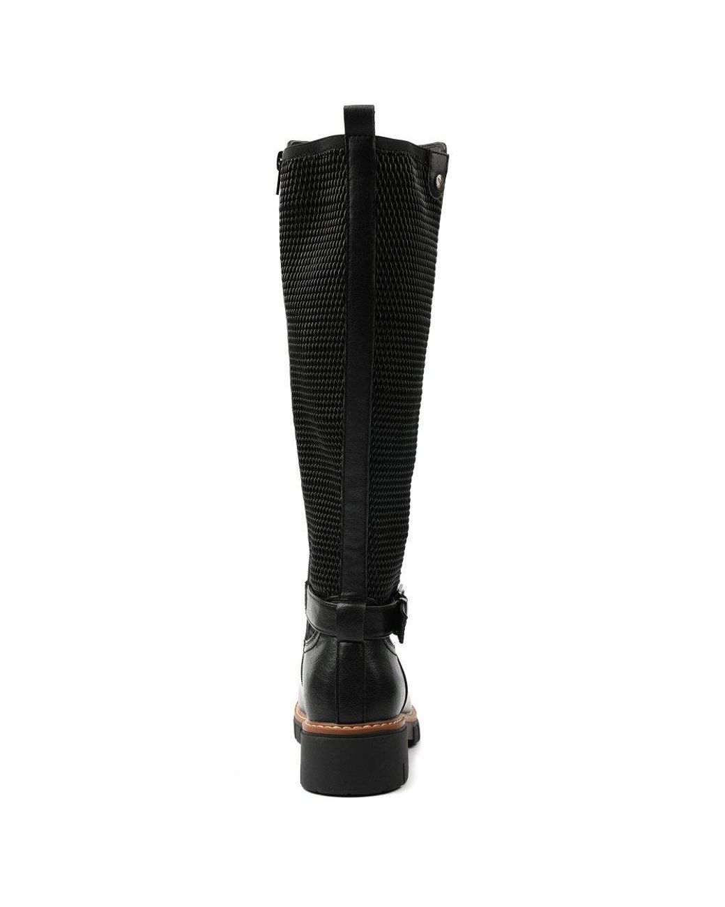 Lunar Black Diana Knee High Boots