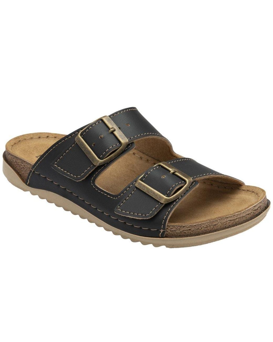 Lotus Brown Rome Mules