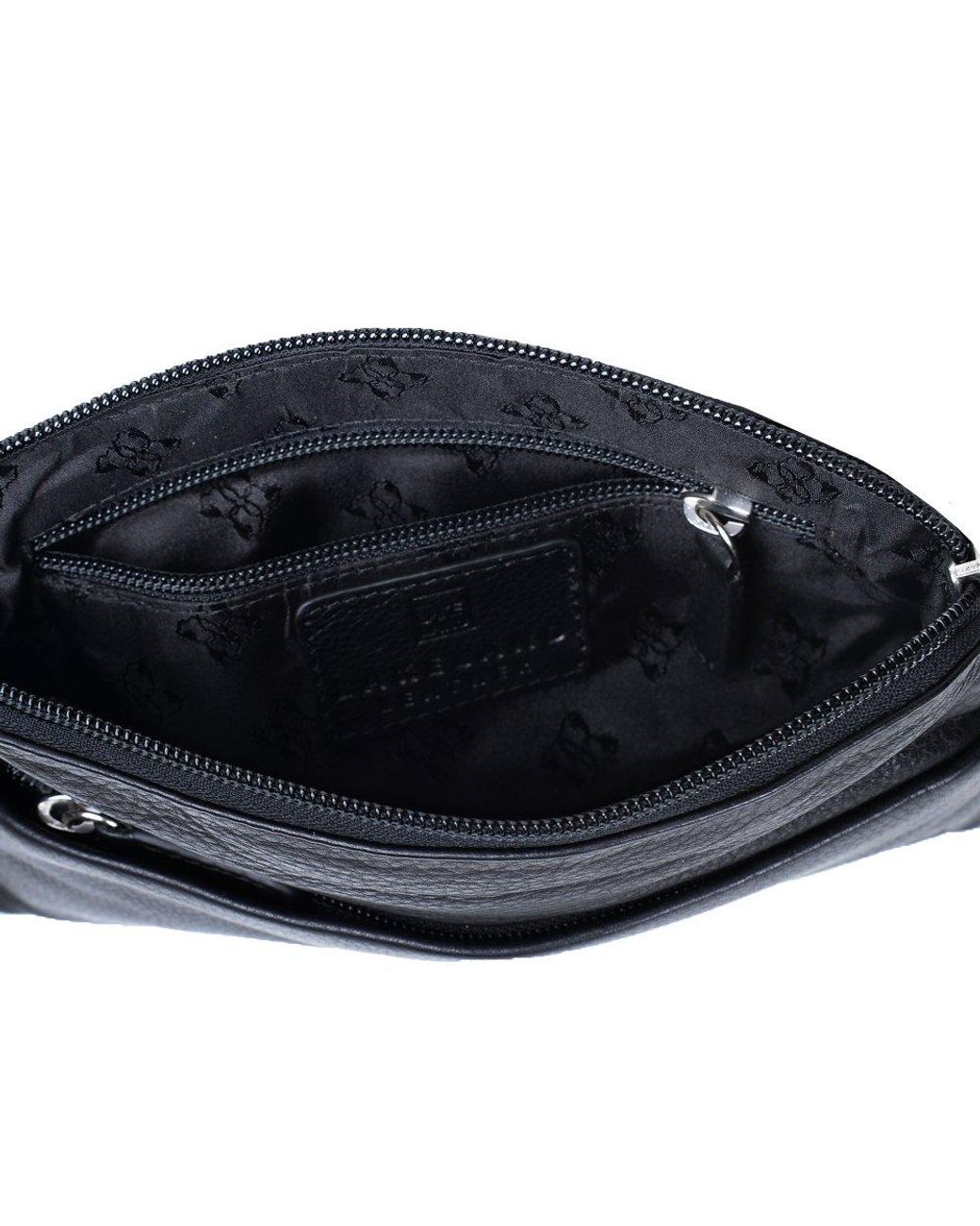 Lakeland Leather Black Rydal Cross Body Bag