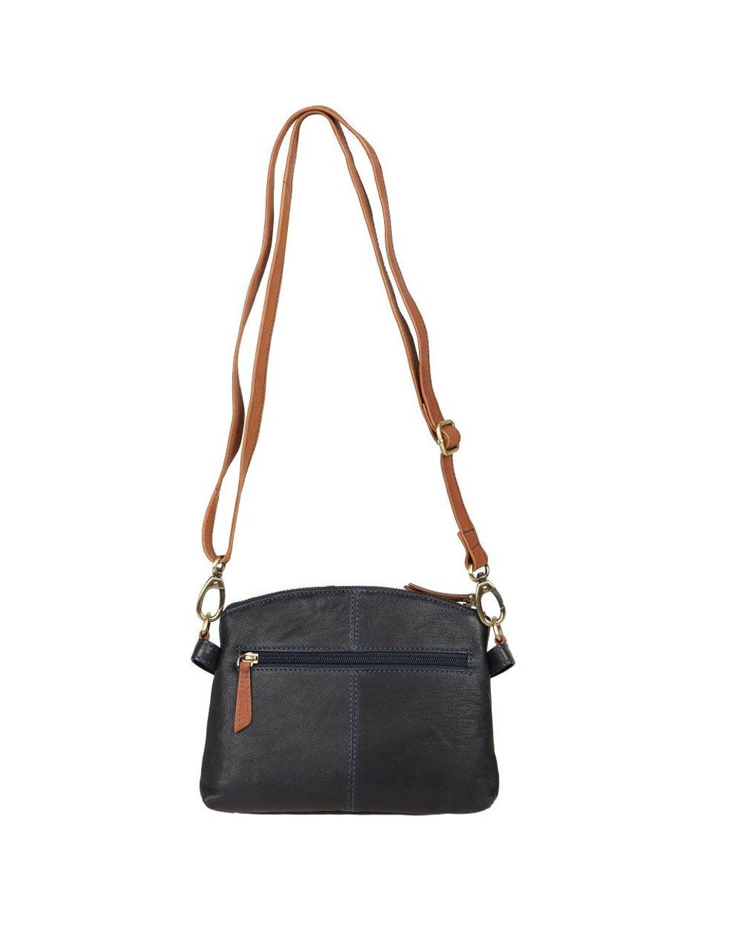 Lakeland Leather Black Hartsop Small Messenger Bag