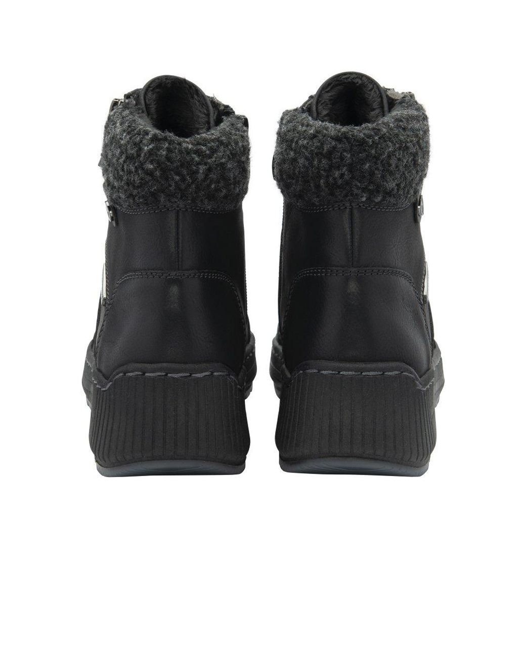 Lotus Black Penrithe Ankle Boots