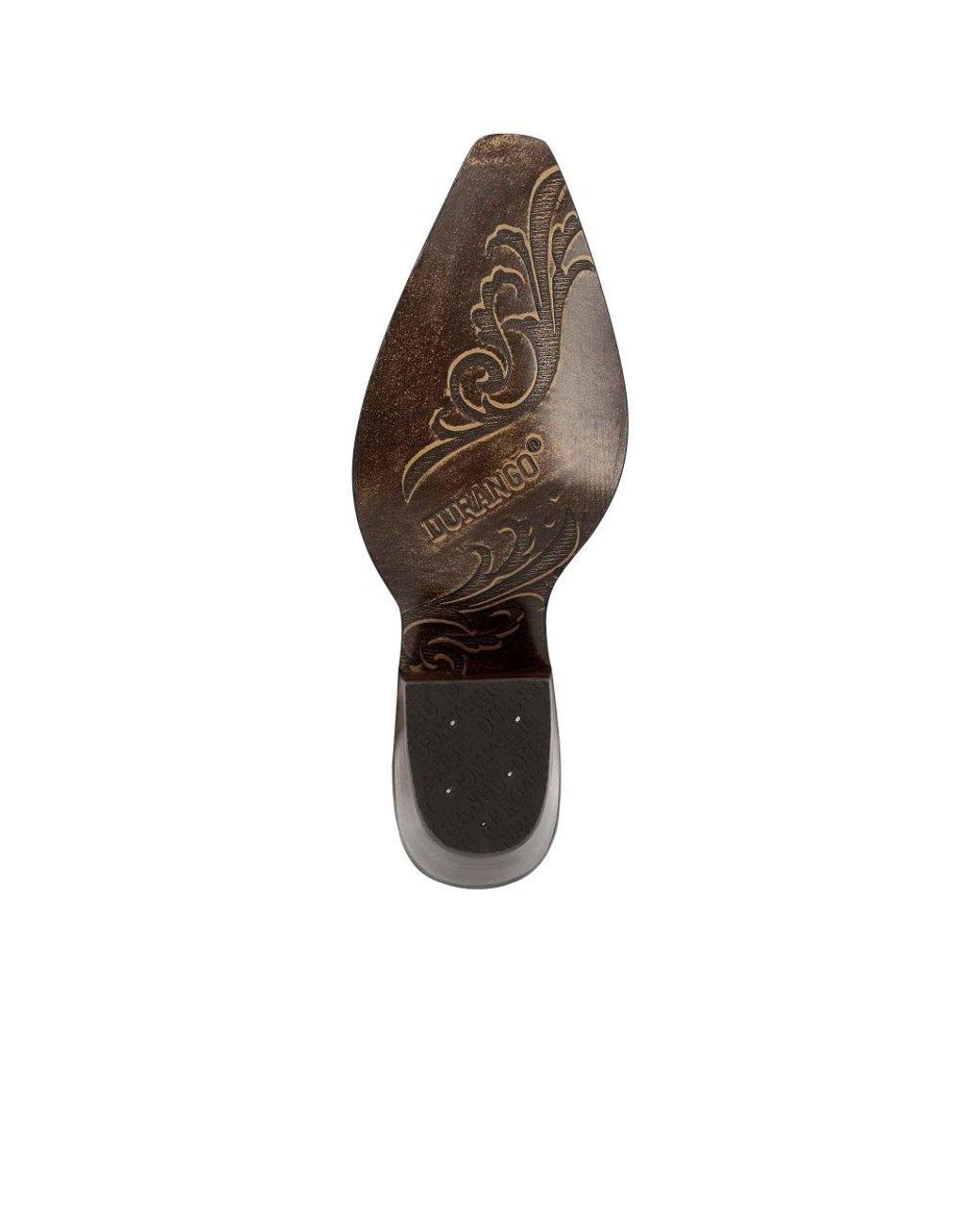 Durango Brown Crush Western Ankle Boots
