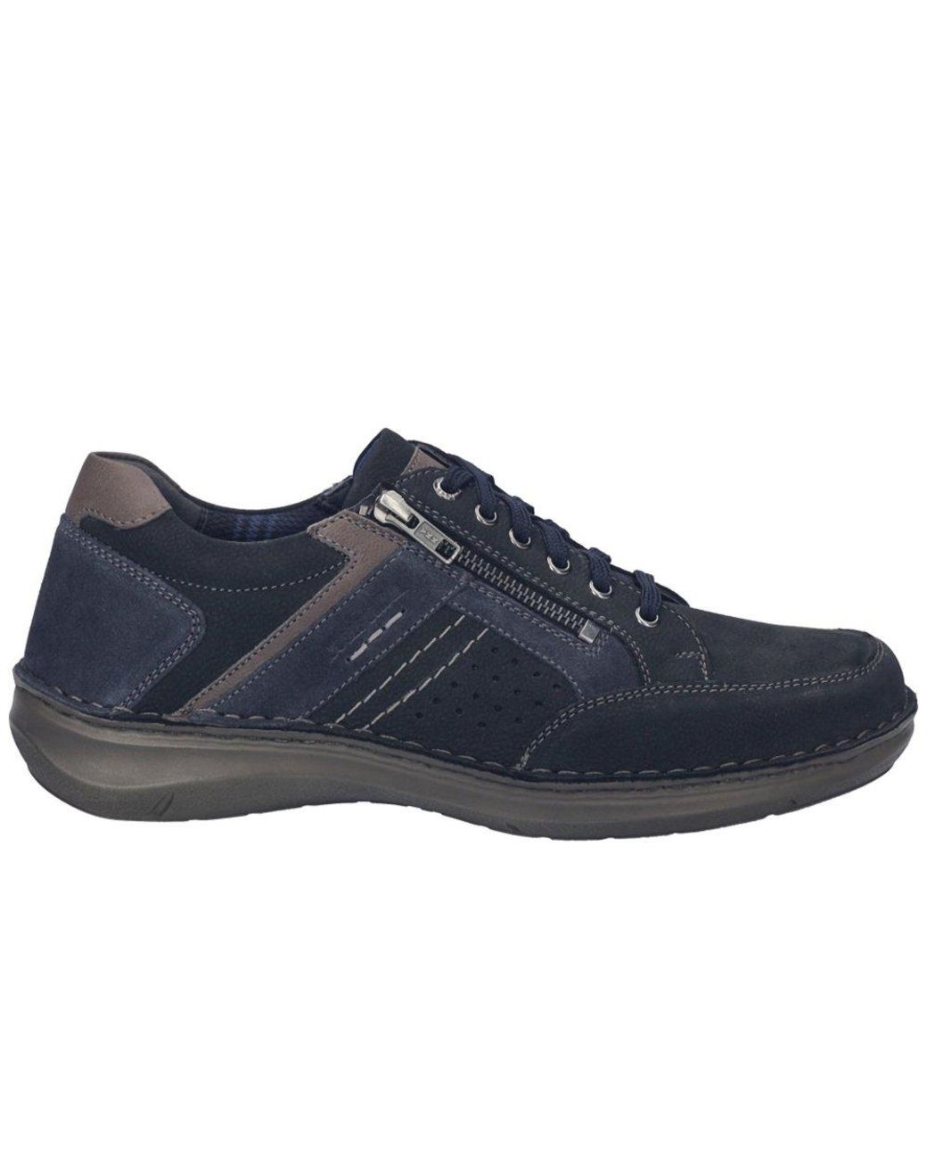 Josef Seibel Blue New Anvers 87 Wide Fit Shoes for men