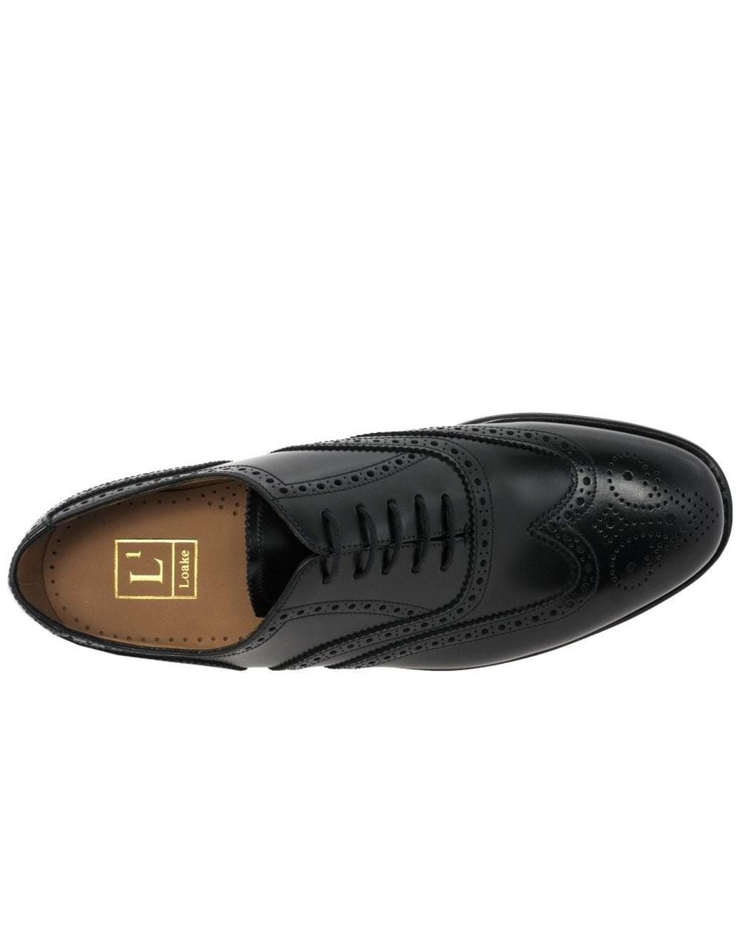 Loake Black 302B Formal Oxford Brogues for men