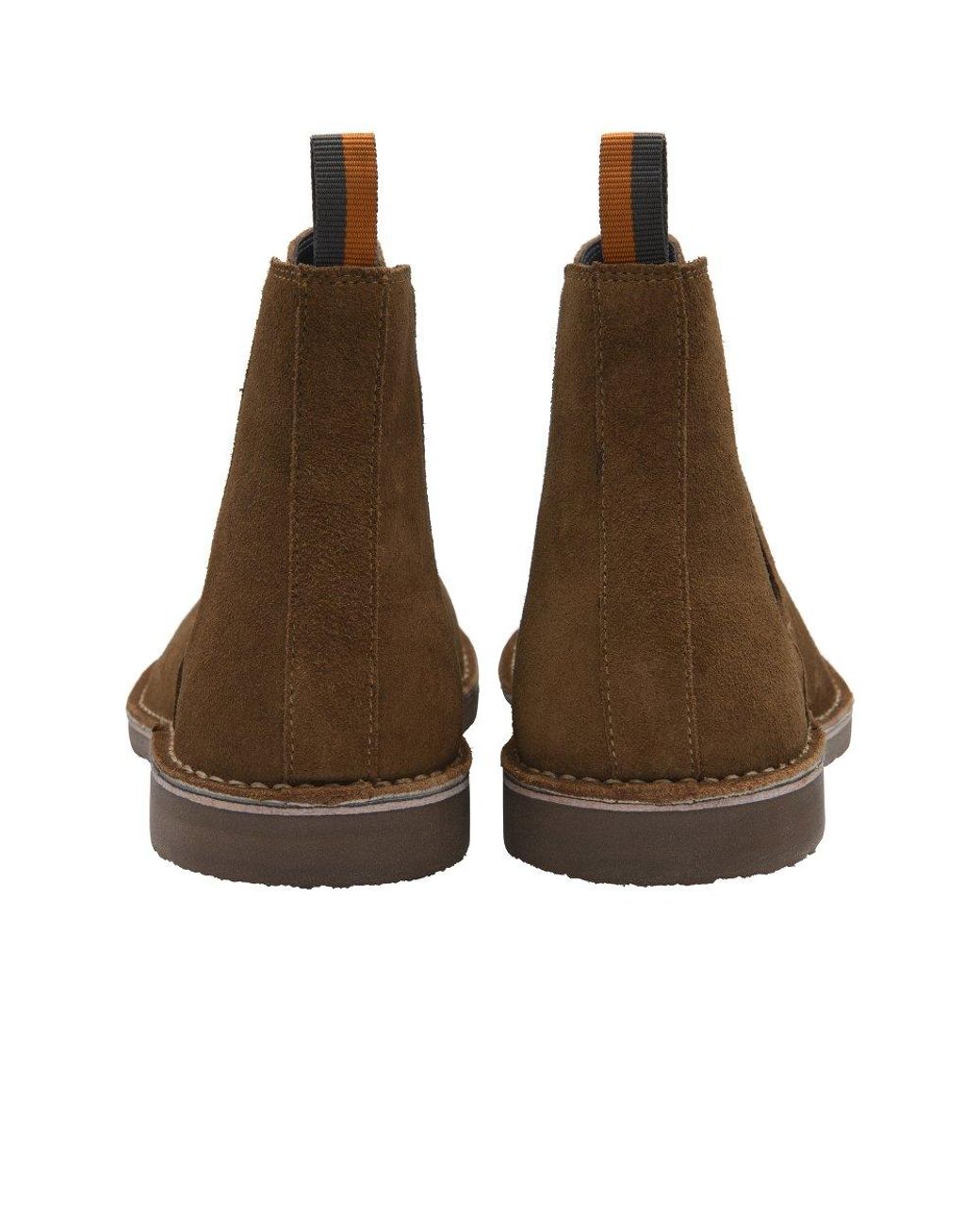 Frank Wright Brown Whipp Chelsea Boots for men