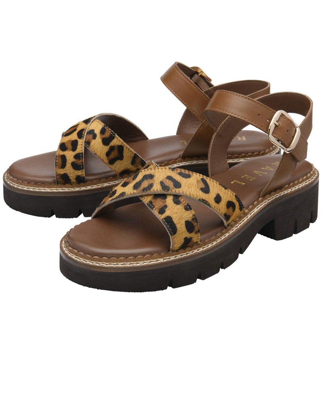 Ravel Brown Darras Sandals