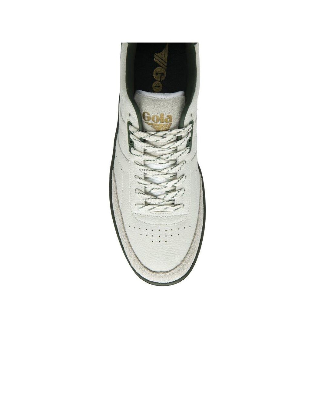 Gola White Contact Leather Trainers for men