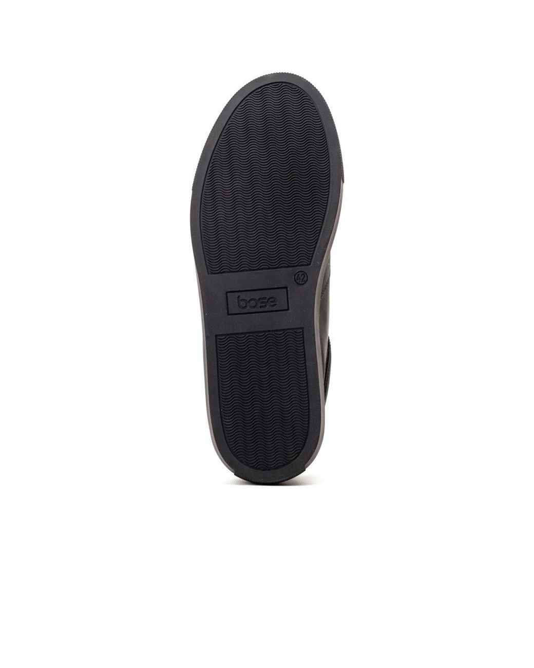 Base London Black Dalston Wallabe Shoes for men