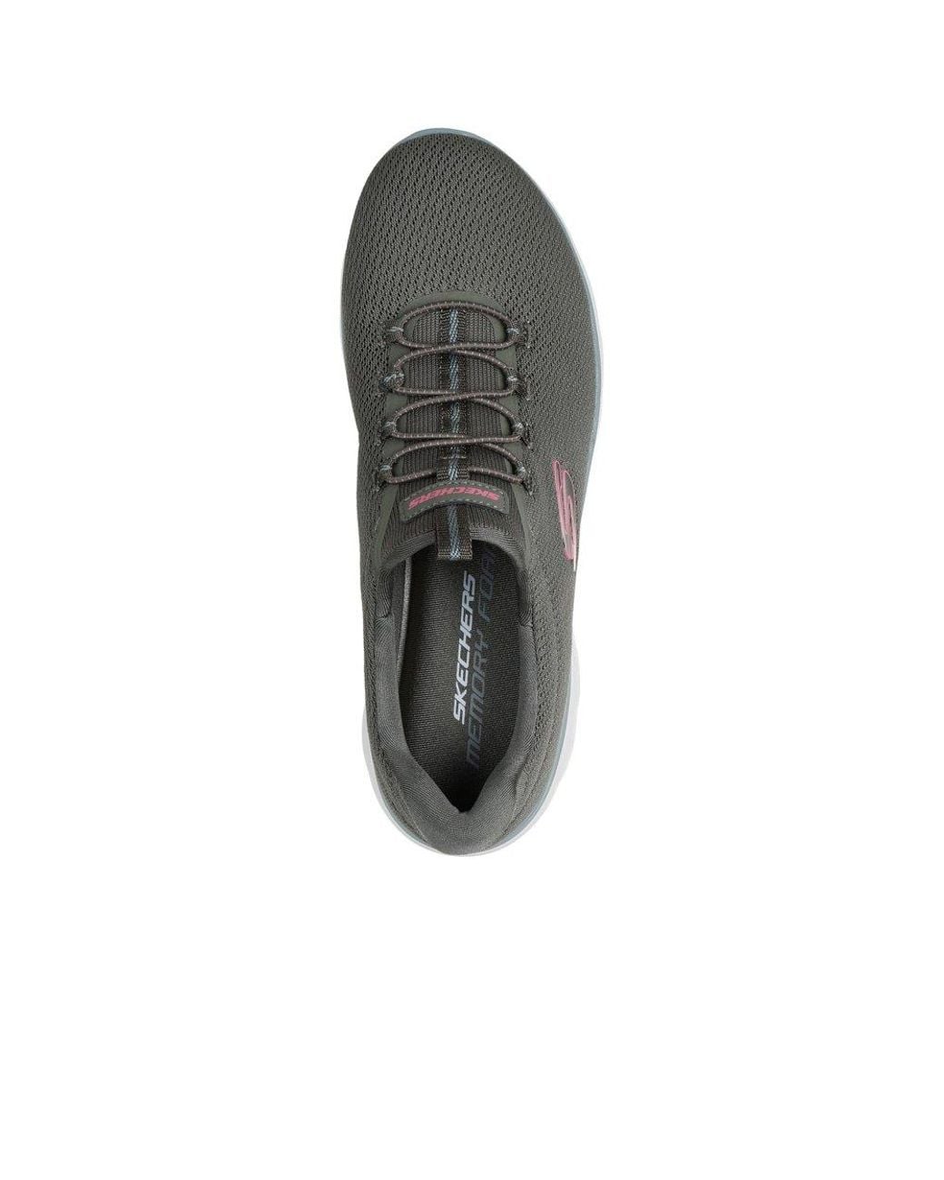 Skechers Gray Summits Summer Blush Trainers
