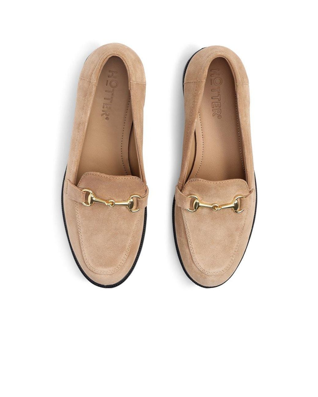 Hotter Brown Clovelly Wide Fit Loafers