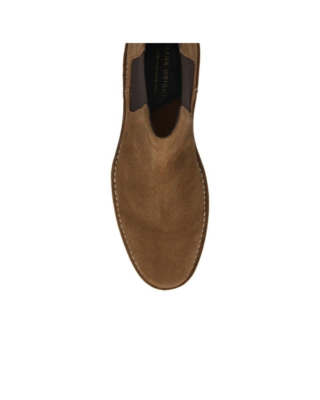 Frank Wright Brown Whipp Chelsea Boots for men