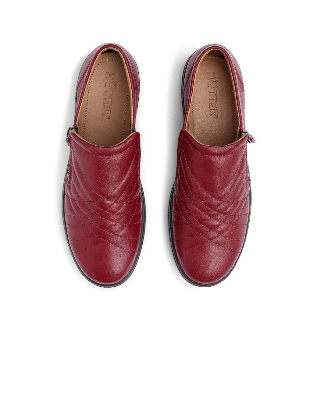 Hotter Red Poppy Wide Fit Casual Shoes
