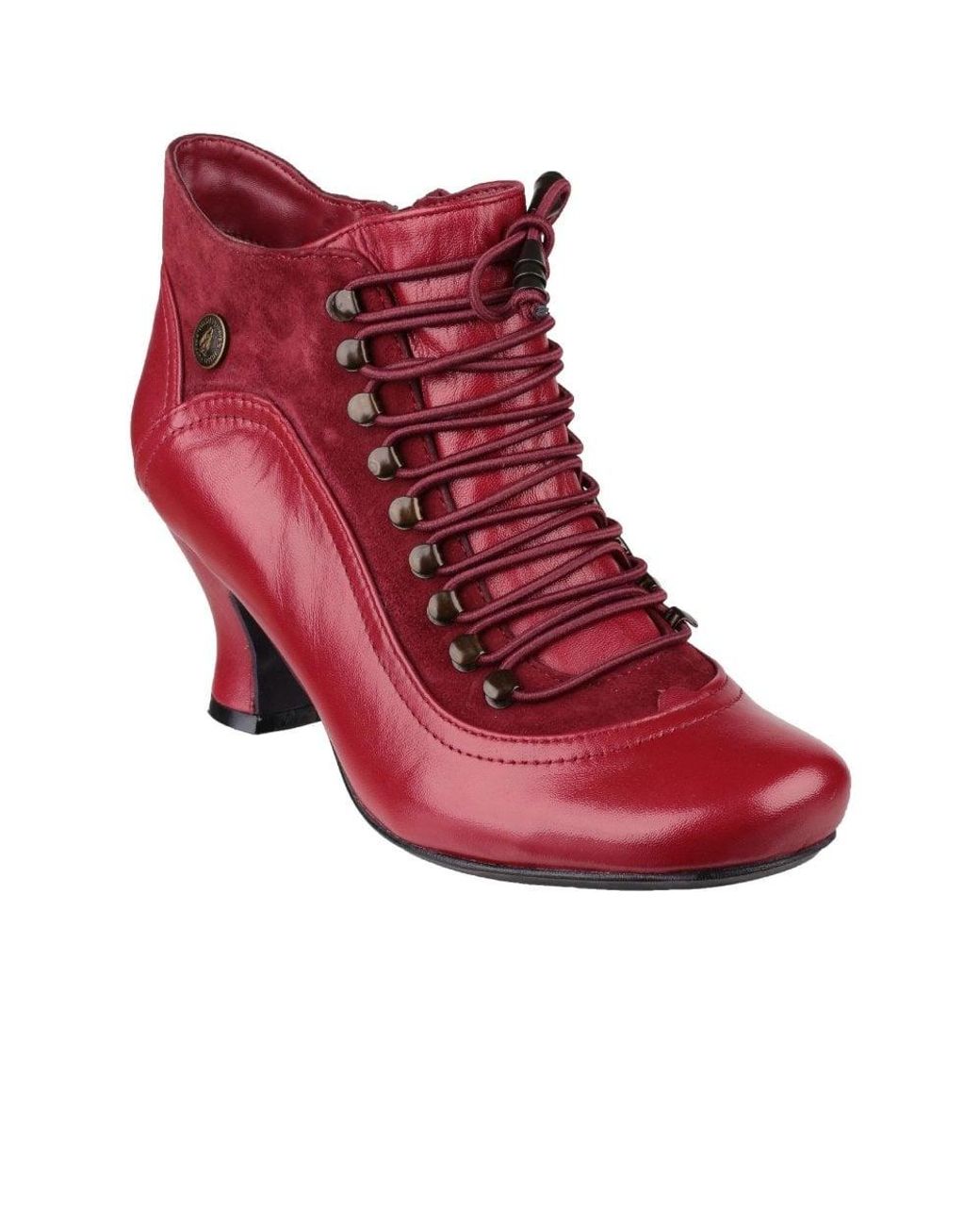 Hush Puppies Vivianna Lace Up Boots in Red | Lyst Canada