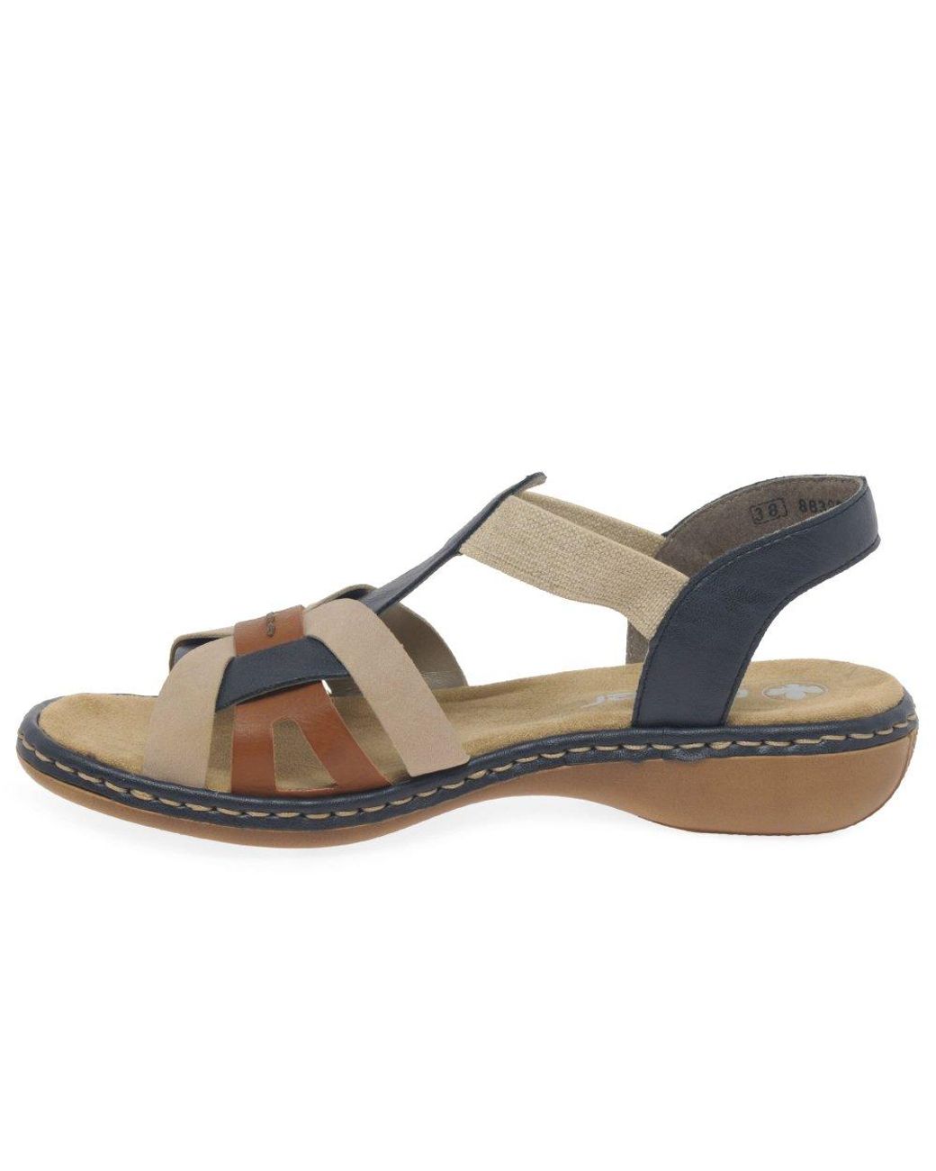 Rieker Blue Globe Sandals