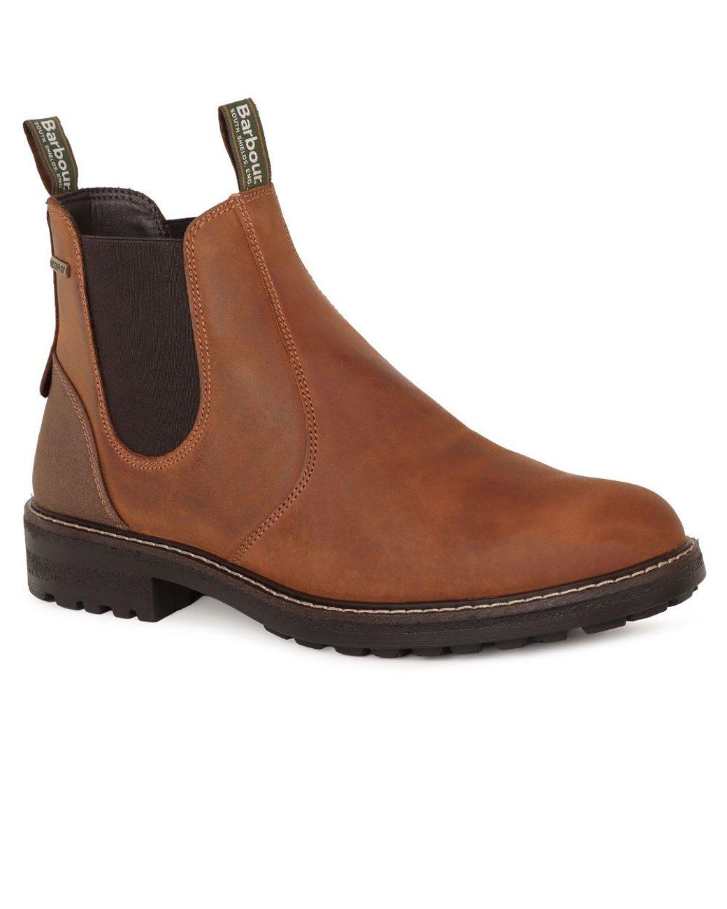 Barbour Brown Embleton Chelsea Boots for men
