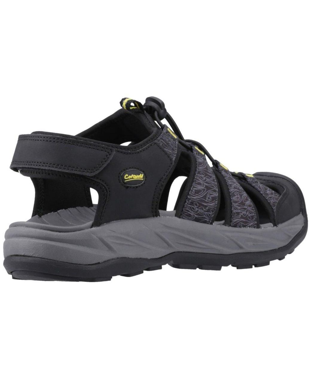 Cotswold Black Minster Sandals for men