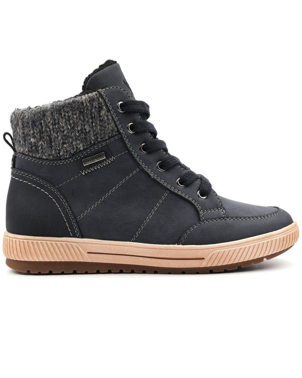 Lunar Blue Finley Ankle Boots