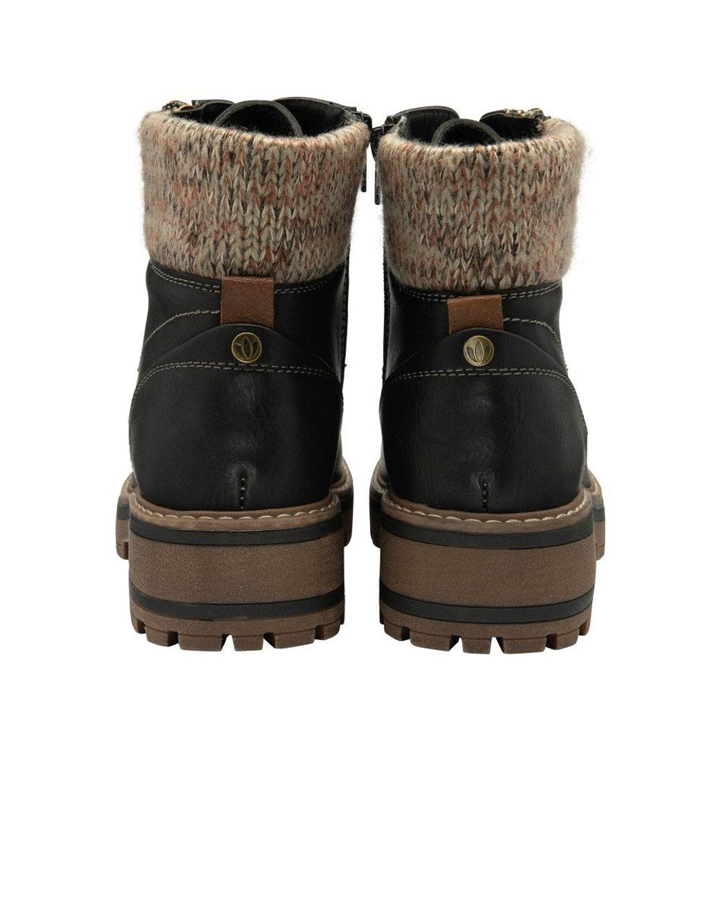 Lotus Black Lauryn Ankle Boots
