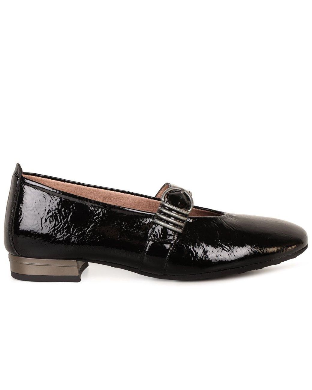 Hispanitas Black Oslo Mary Jane Court Shoes