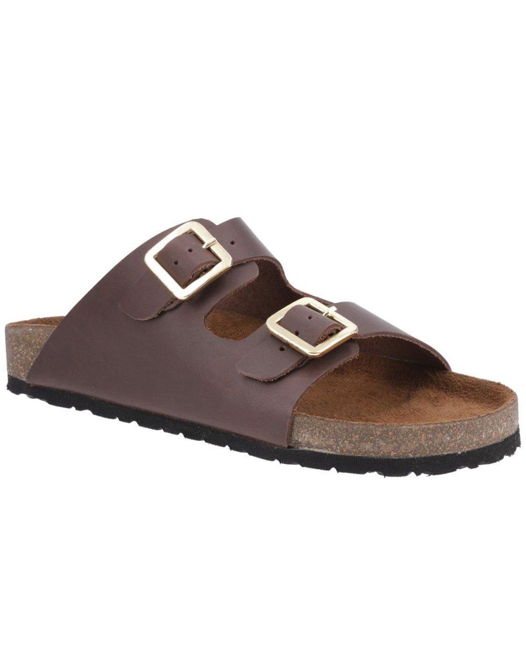 Cotswold Brown Lushill Ladies Mule