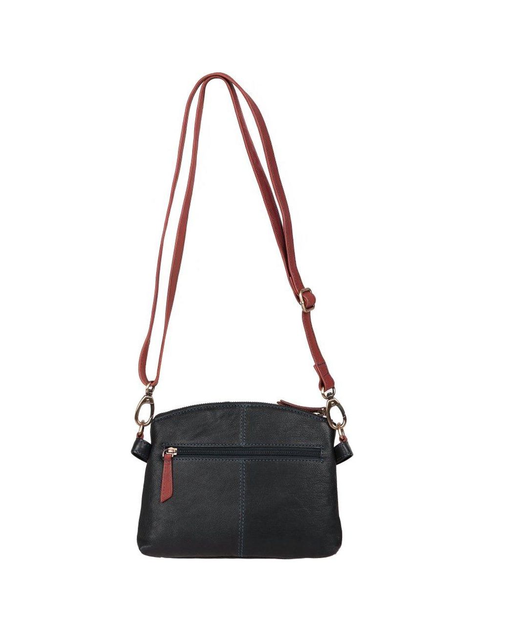 Lakeland Leather Black Hartsop Small Messenger Bag