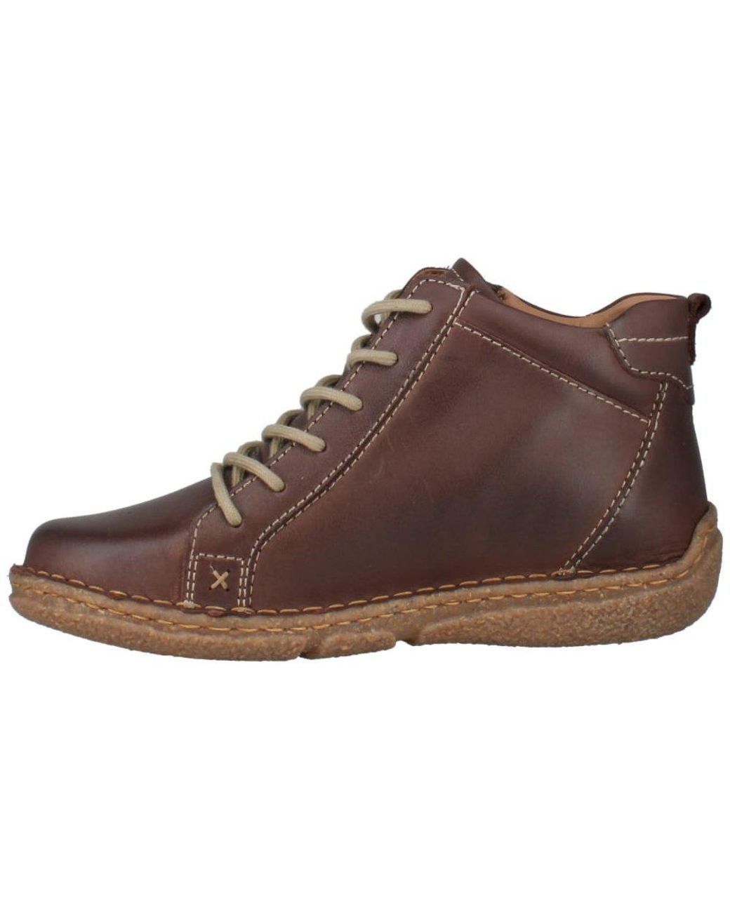 Josef Seibel Brown Neele 71 Lace Up Ankle Boots
