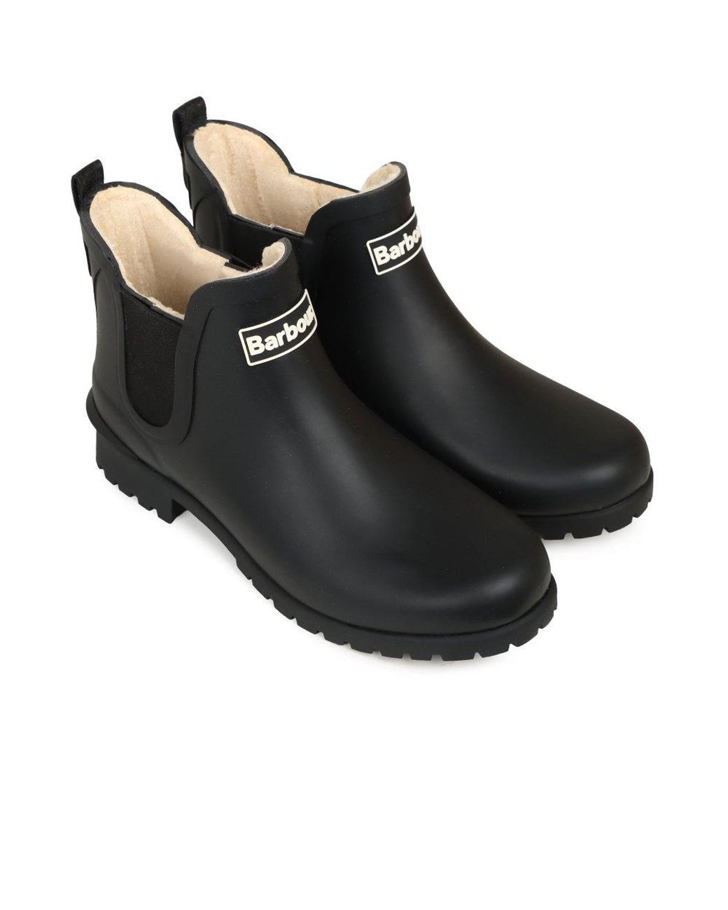 Barbour Black Kirkton Ankle Wellingtons