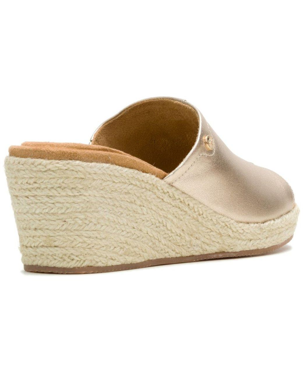 Hush Puppies White Willow Rattan Sandals