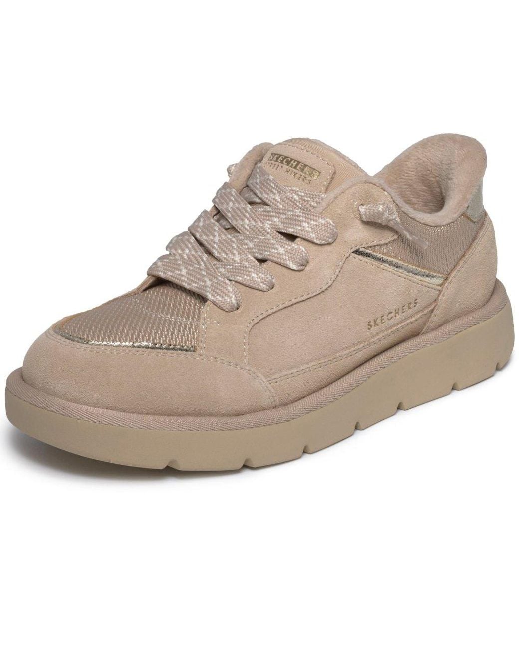 Skechers Natural Keepsakes Cozy Street Hiker Ez Trainers