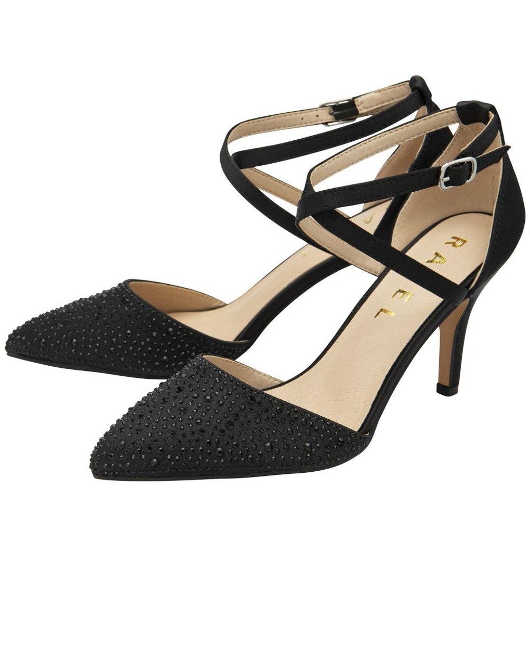 Ravel Black Rainsville Heeled Sandals