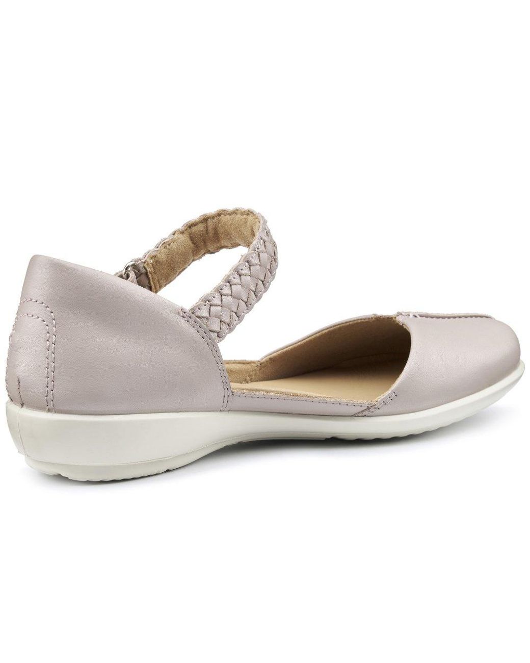 Hotter Metallic Lake Extra Wide Mary Jane Shoes