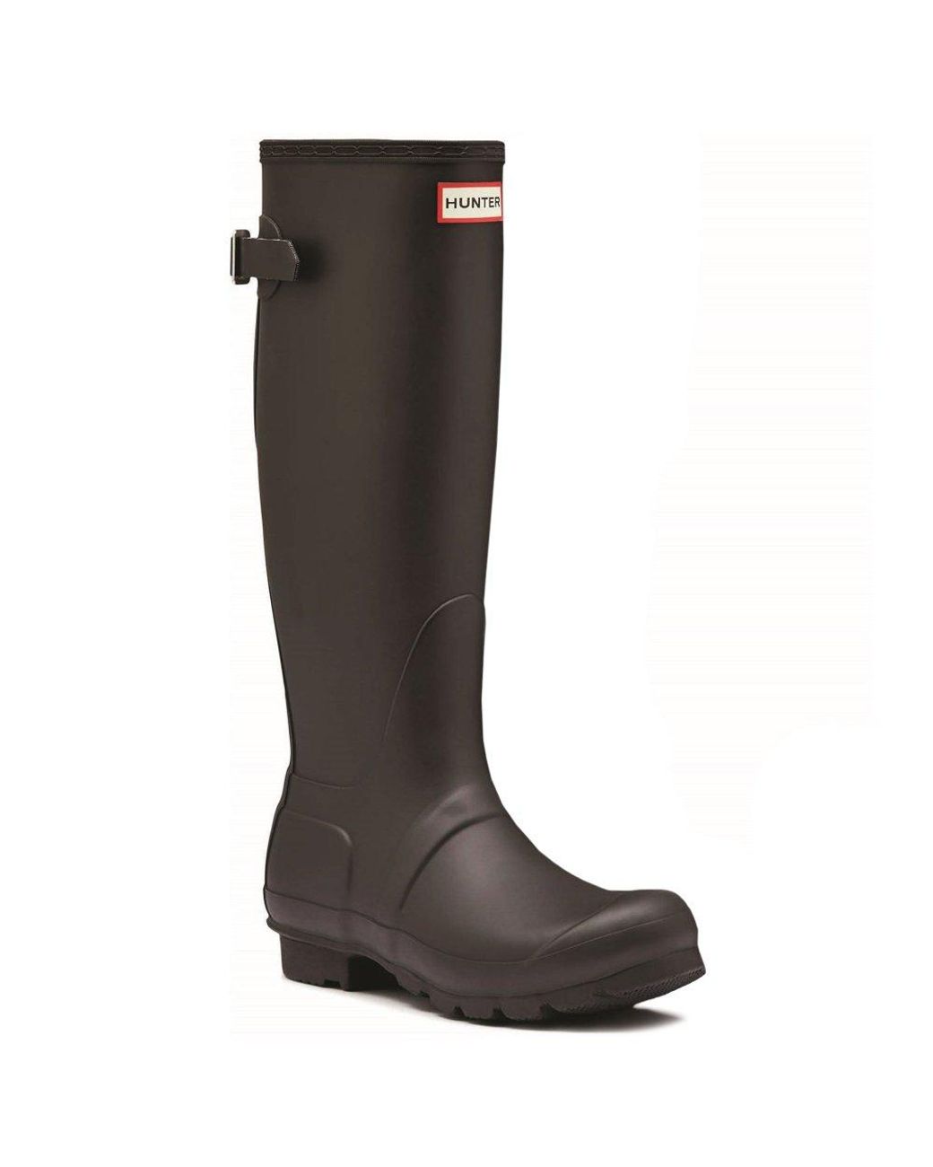 Hunter Black Original Tall Back Adjustable Wellingtons
