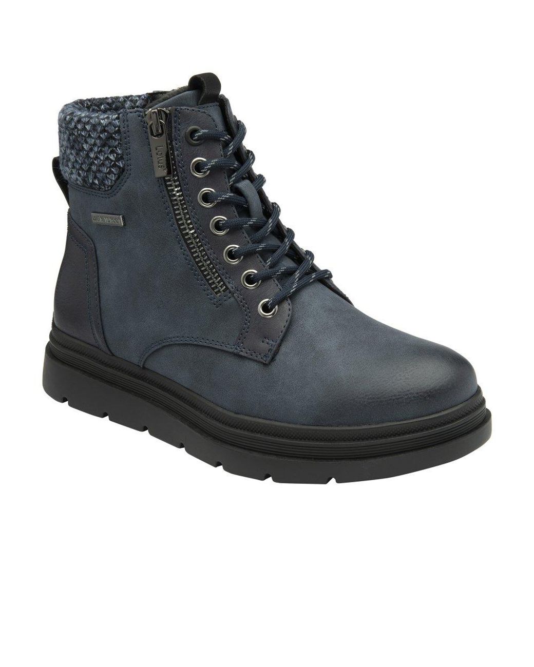 Lotus Black Saundra Ankle Boots