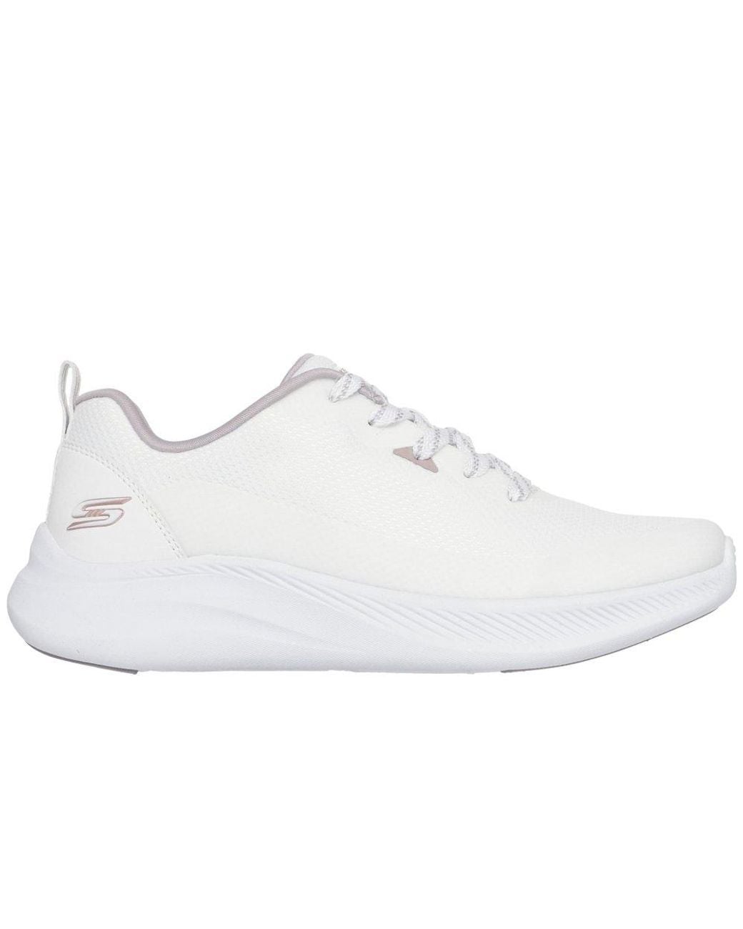 Skechers White Bobs Moda Flex Trainers