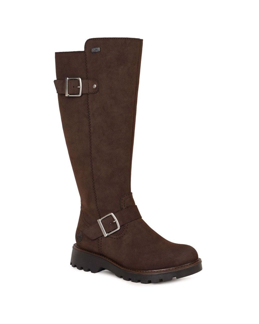 Rieker Brown Burton Knee High Boots