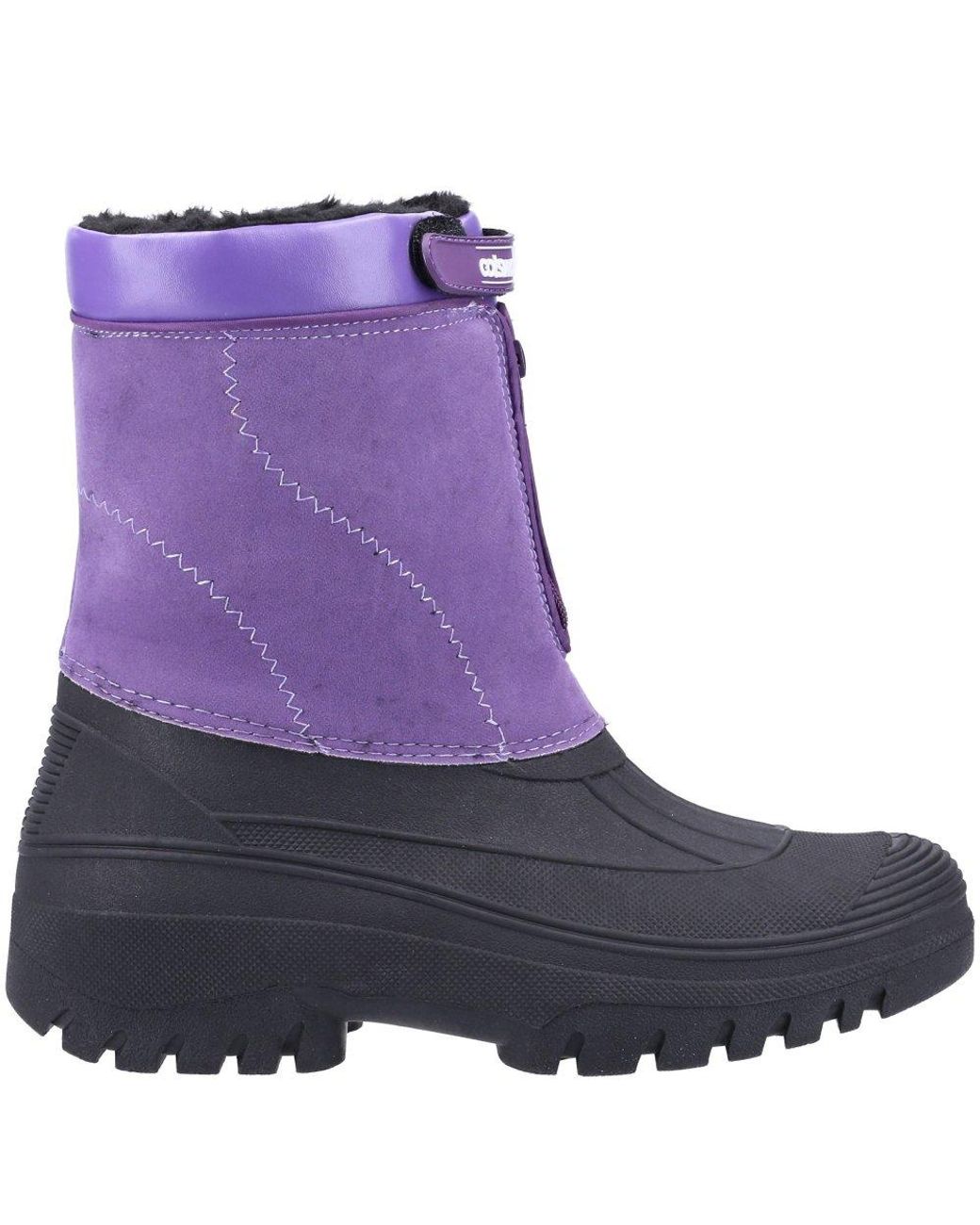 Cotswold Purple Venture Snow Boots