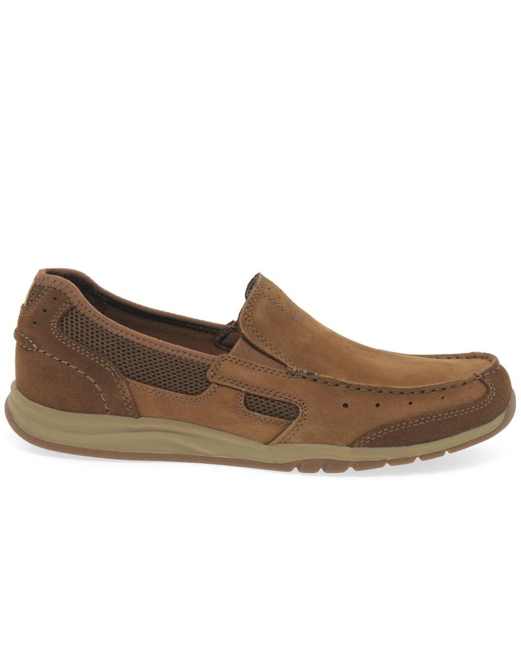 Clarks Ramada Spanish Mens Casual Slip On Shoes in Brown for Men | Lyst  Canada