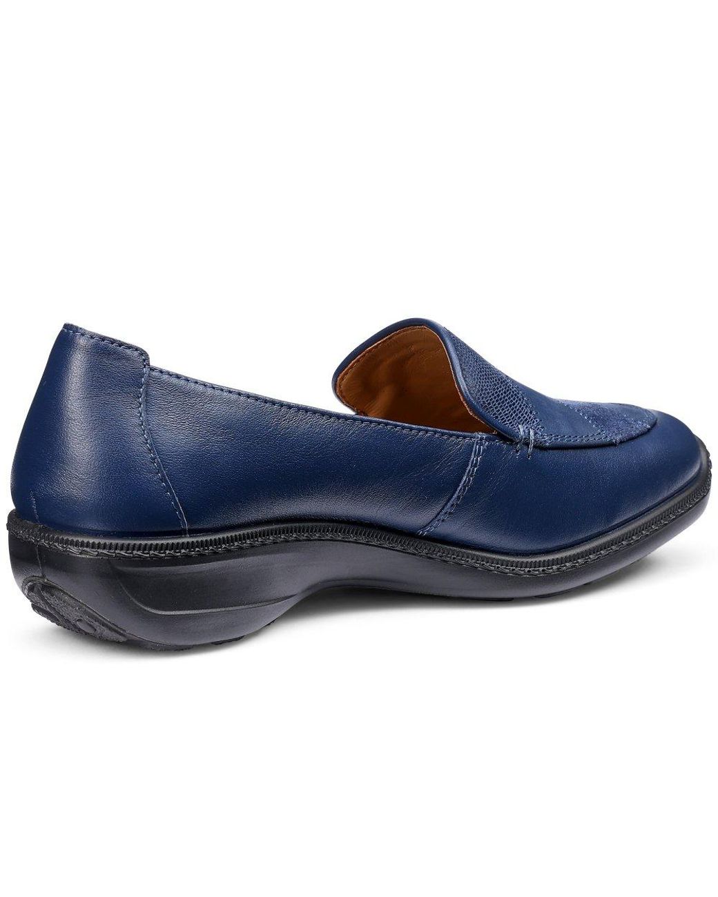 Hotter Blue Faith Ii Slip On Shoes Colour: French Leather