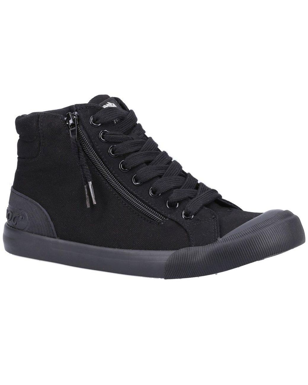 Rocket Dog Blue Jazzin Hi 12A Canvas Trainers
