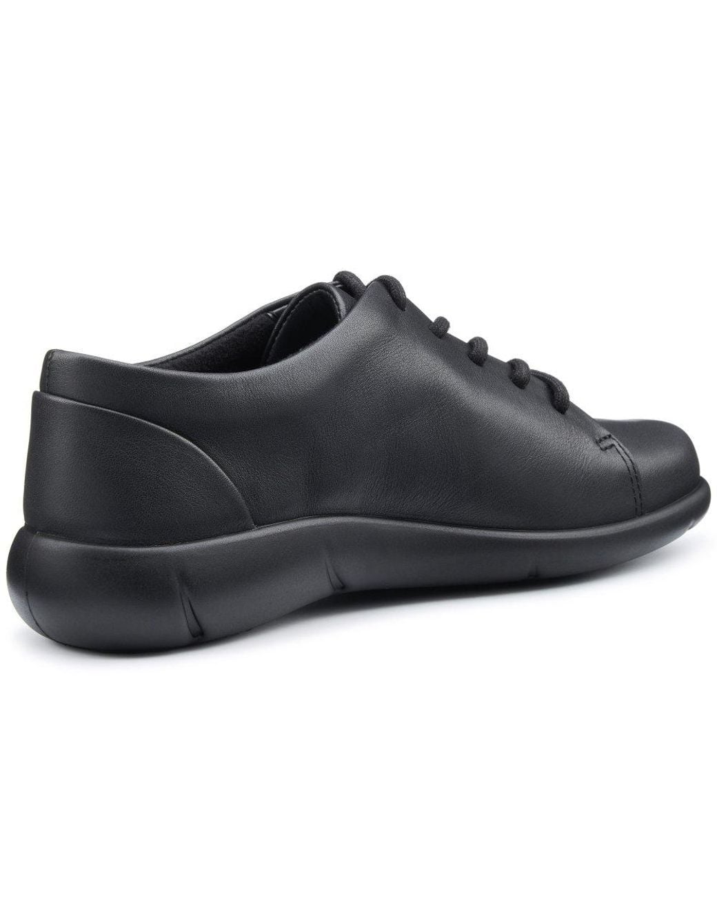Hotter Black Dew Ii Extra Wide Fit Shoes