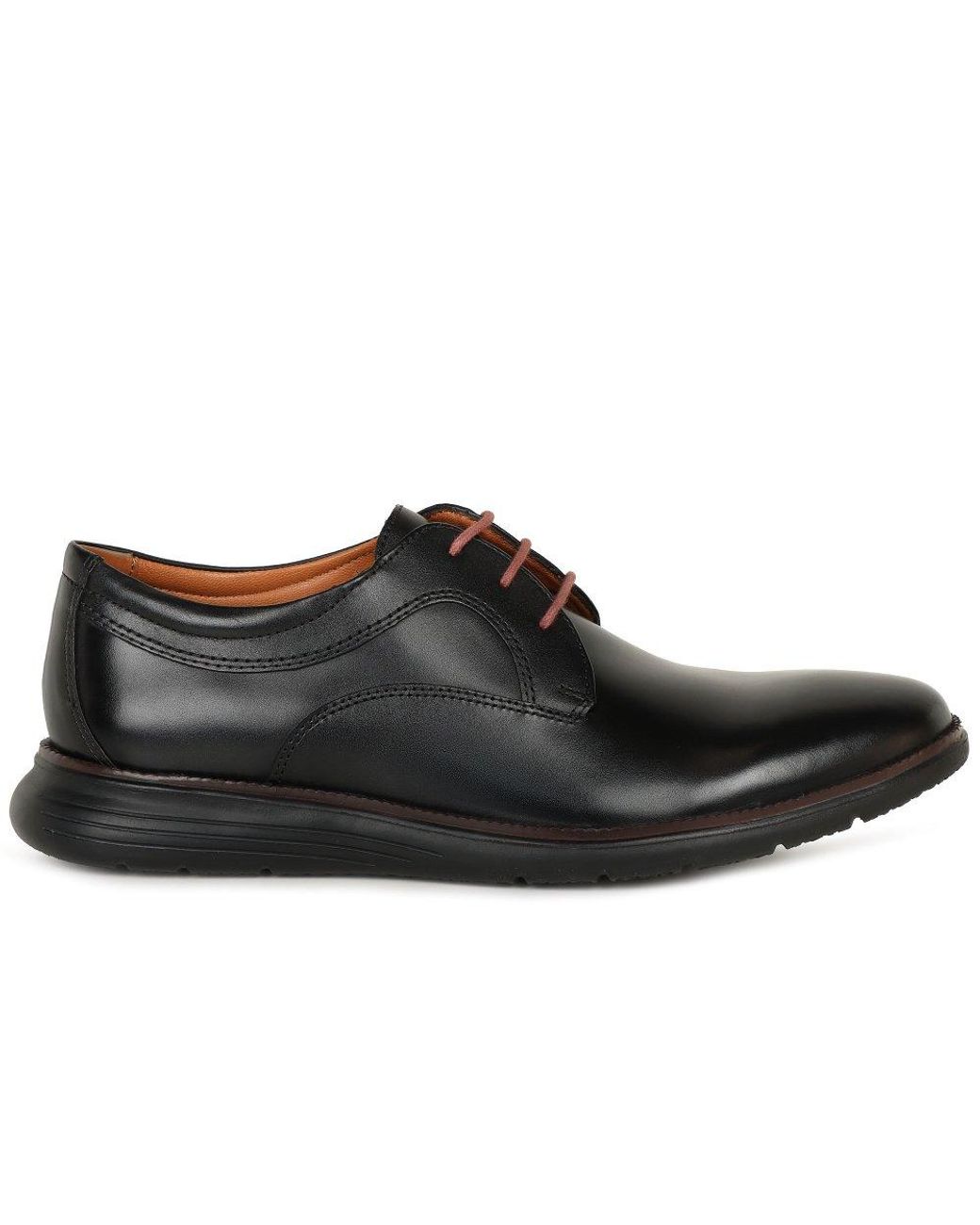 Base London Black Wing Derby Shoes for men