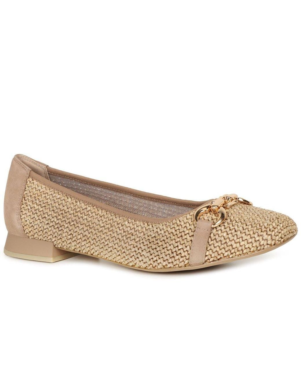 Caprice Natural Tour Ballet Pumps